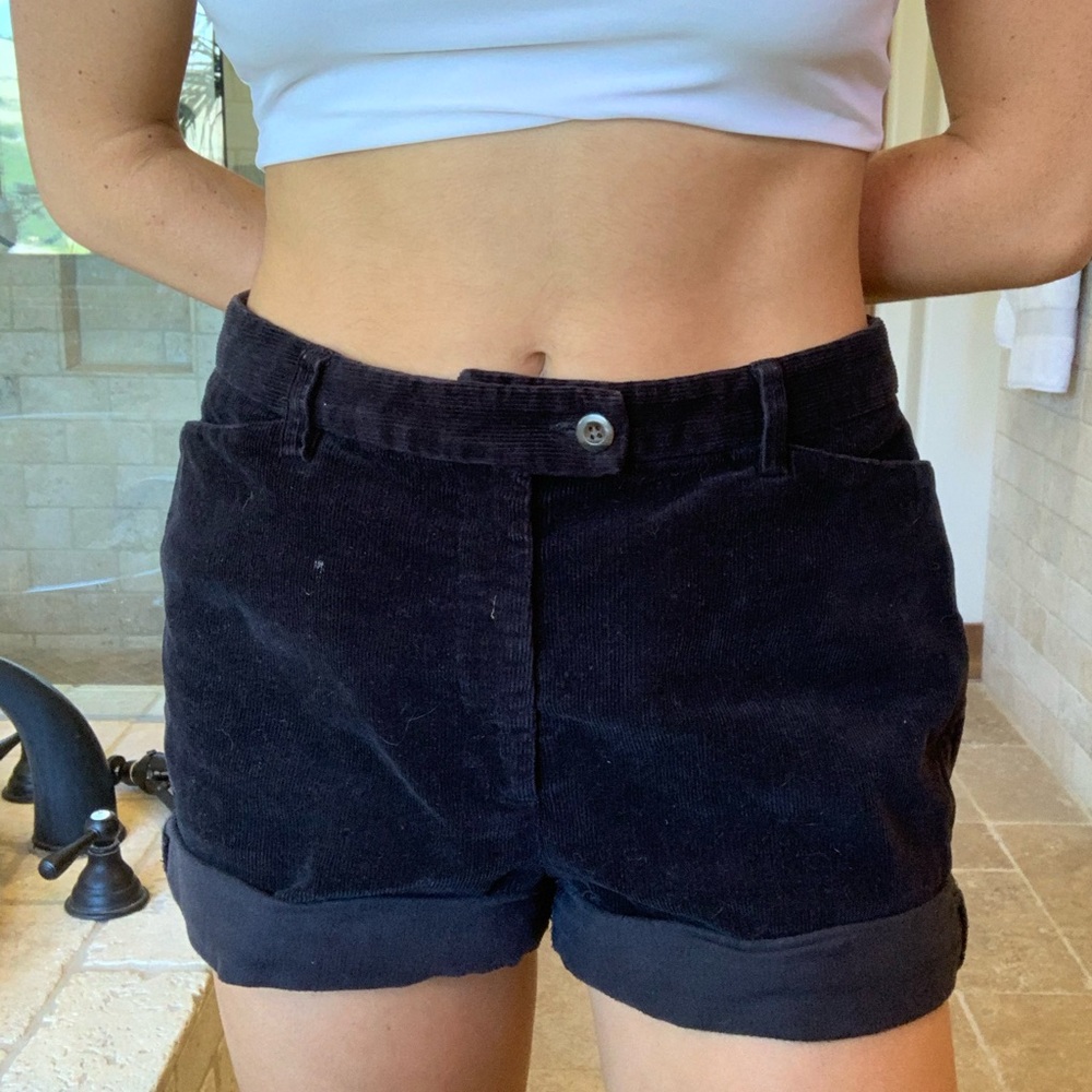 Corduroy shorts